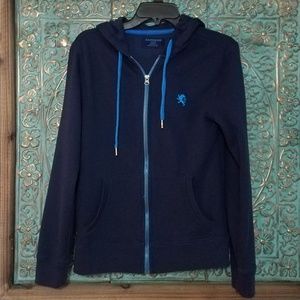 Express Navy and Baby Blue Hoodie 😍😍😍